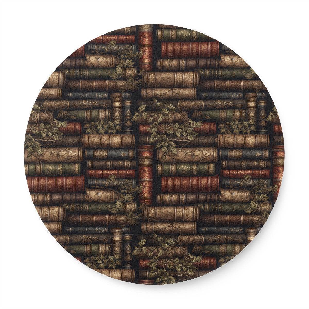 6 Pieces Cup Mats Set - Coasters - The Librarian Universal ONESIZE