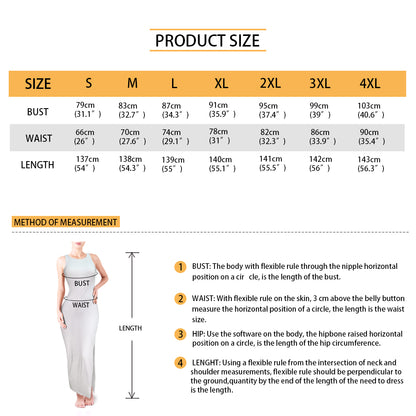 Round neck double slit sundress