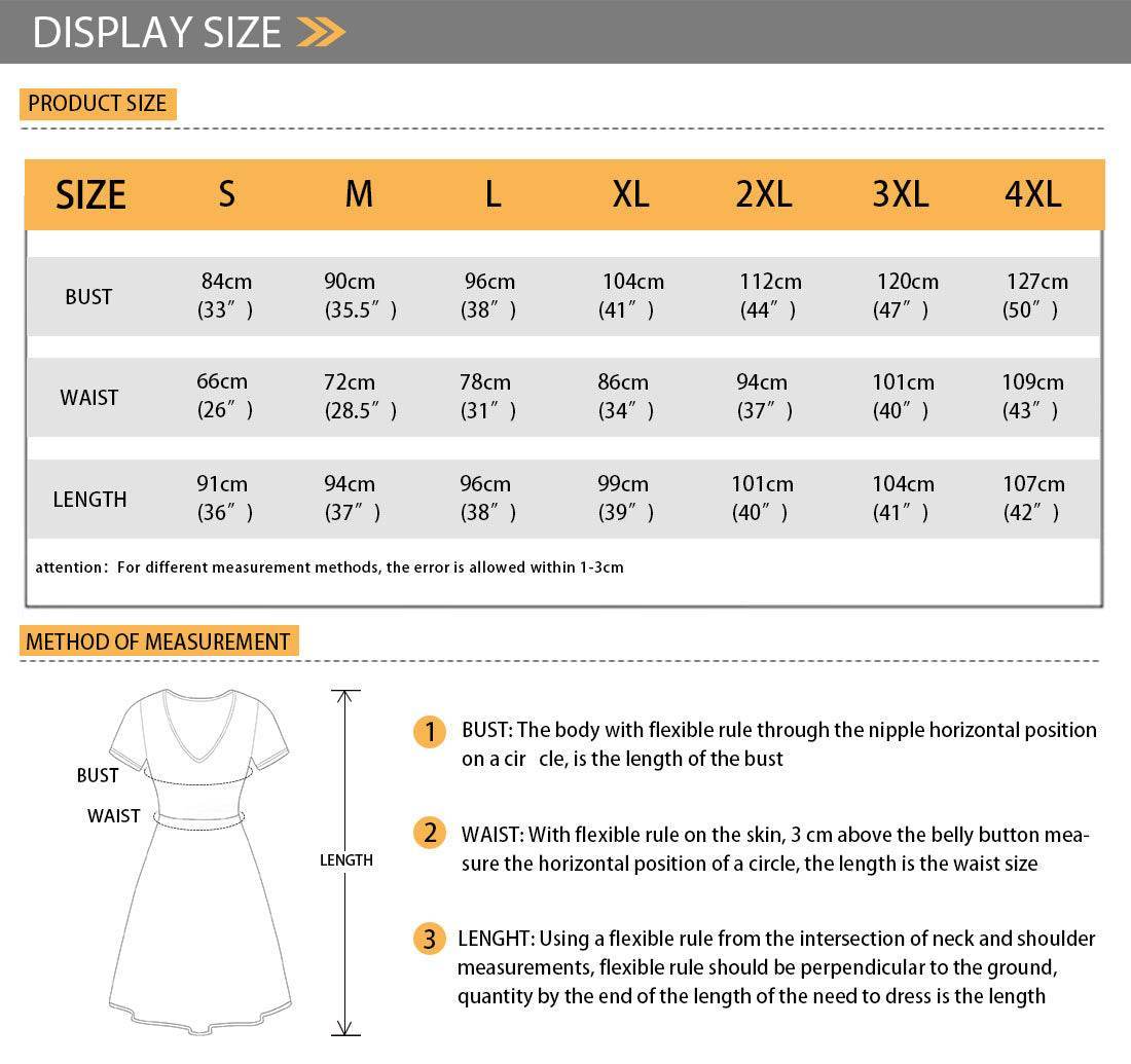 Abstract Waves Women V-Neck Short Sleeve Ruffle Dress