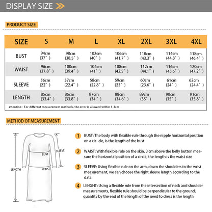 LGBTQ-Friendly Rainbow Polka Dot Casual Dress (Double pocket) by Luxtrini