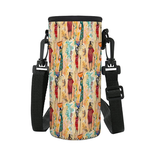 Tribal pattern Small Water Bottle Carrier Bag