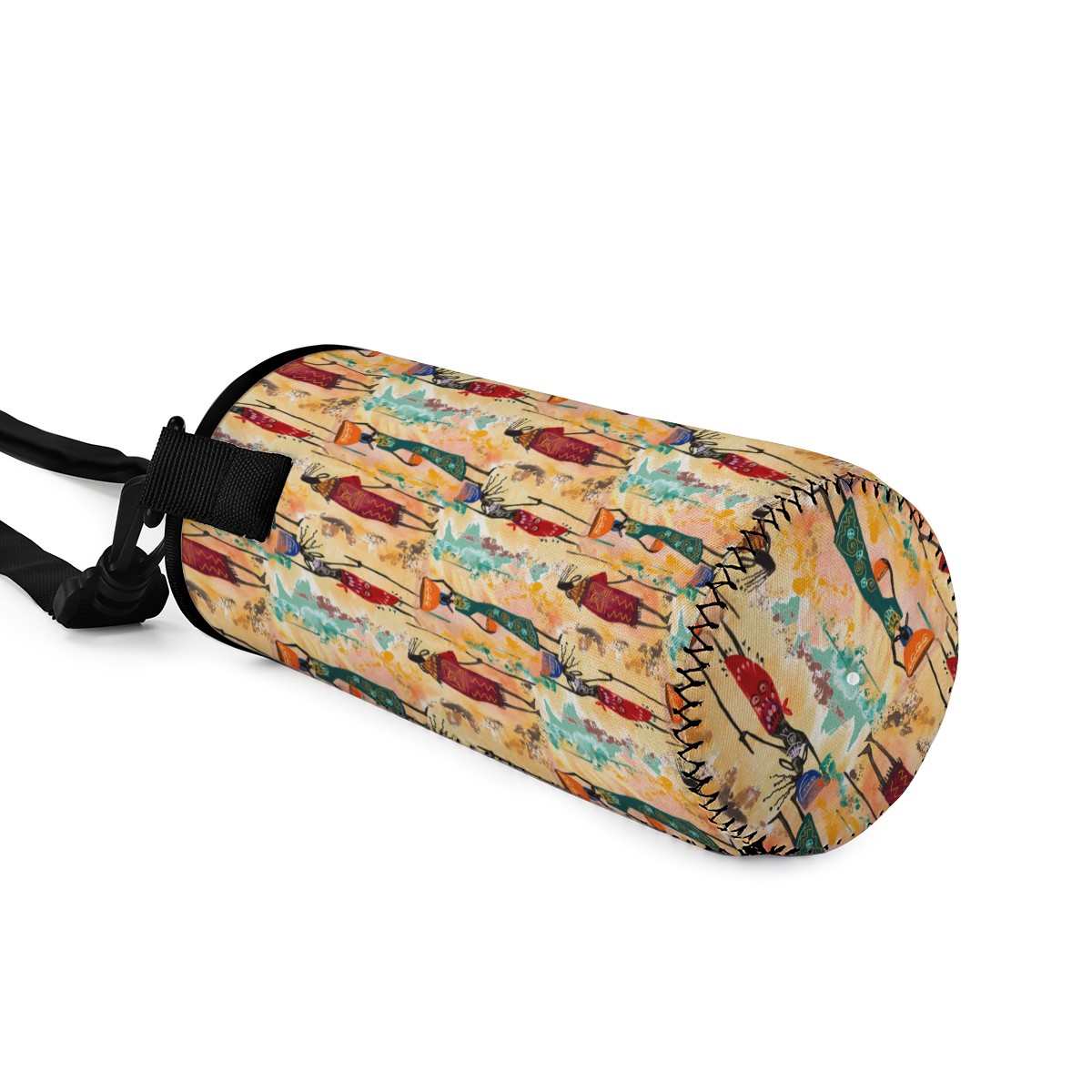 Tribal pattern Small Water Bottle Carrier Bag
