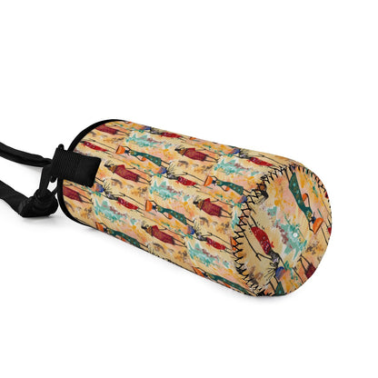 Tribal pattern Small Water Bottle Carrier Bag