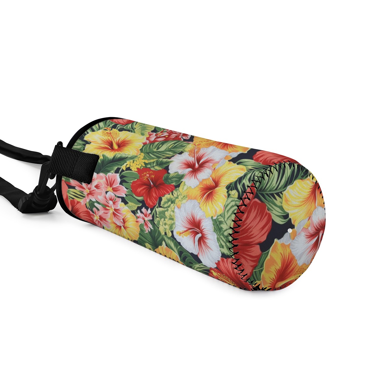 Hibiscus Small Water Bottle Carrier Bag