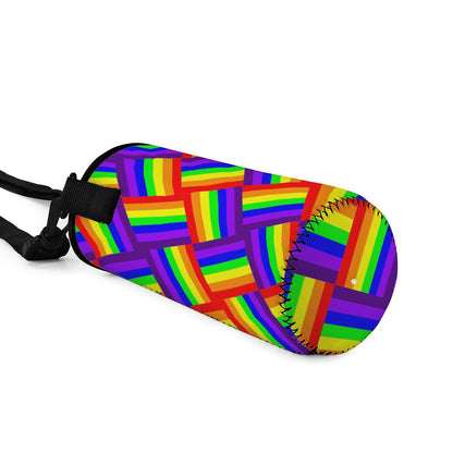 Rainbow Weave S Water Bottle Carrier Bag