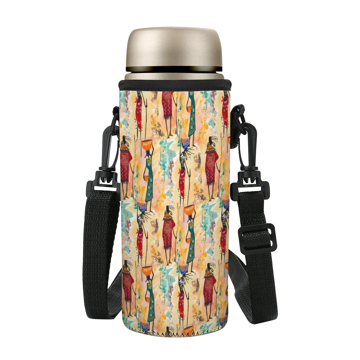 Tribal pattern Small Water Bottle Carrier Bag