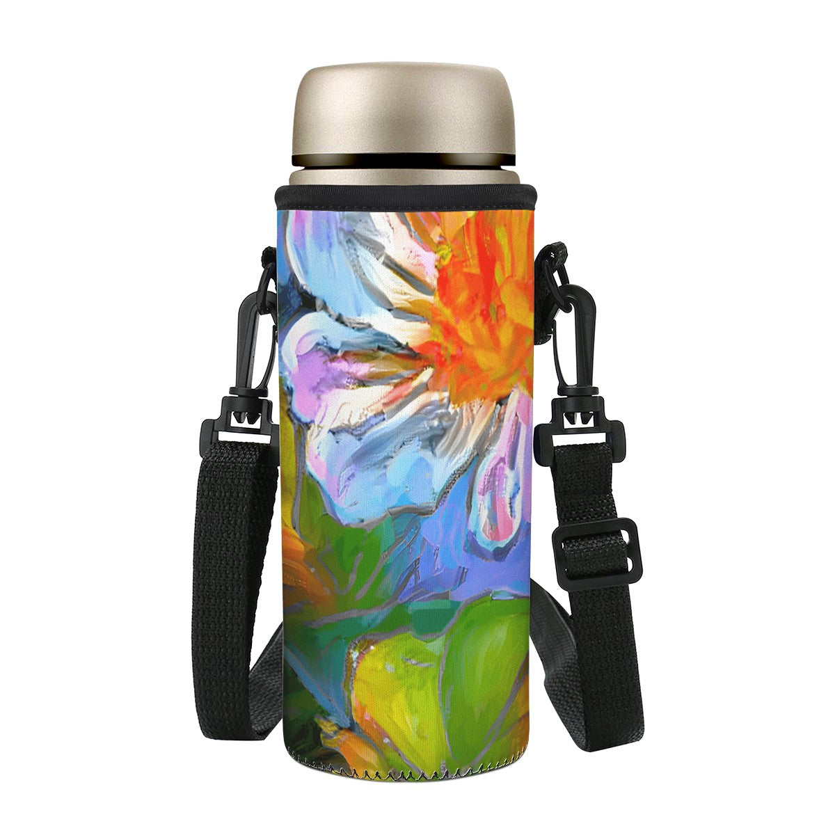 Petunia Flower Small Water Bottle Carrier Bag