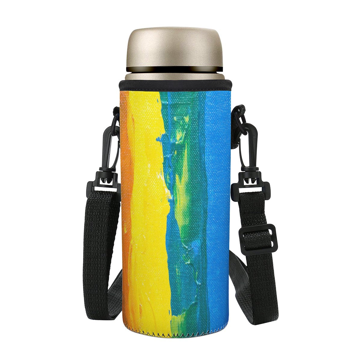 Rainbow Painting Small Water Bottle Carrier Bag