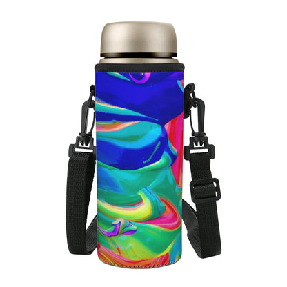 Rainbow Confusion Small Water Bottle Carrier Bag