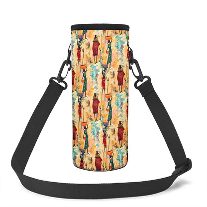 Tribal pattern Large Water Bottle Carrier Bag