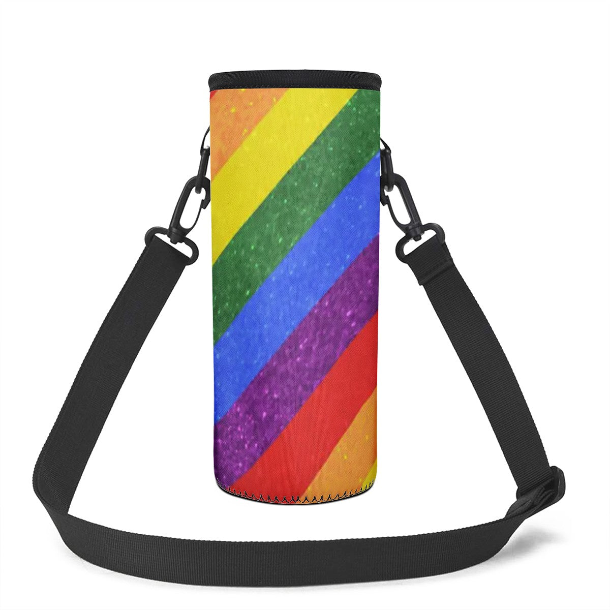 LGBTQ Rainbow Pride Large Water Bottle Carrier Bag