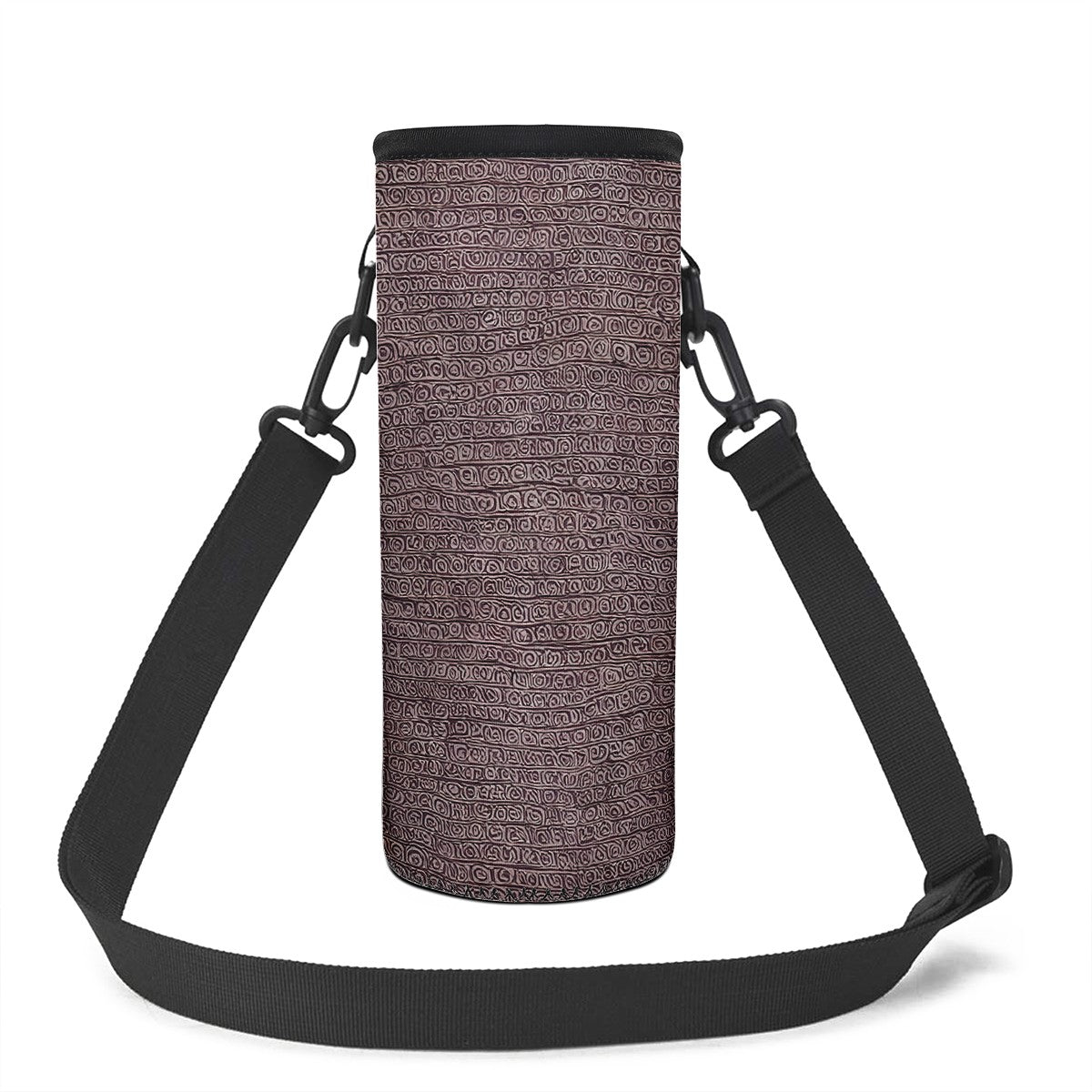 African Ethnic Mudcloth Large Water Bottle Carrier Bag