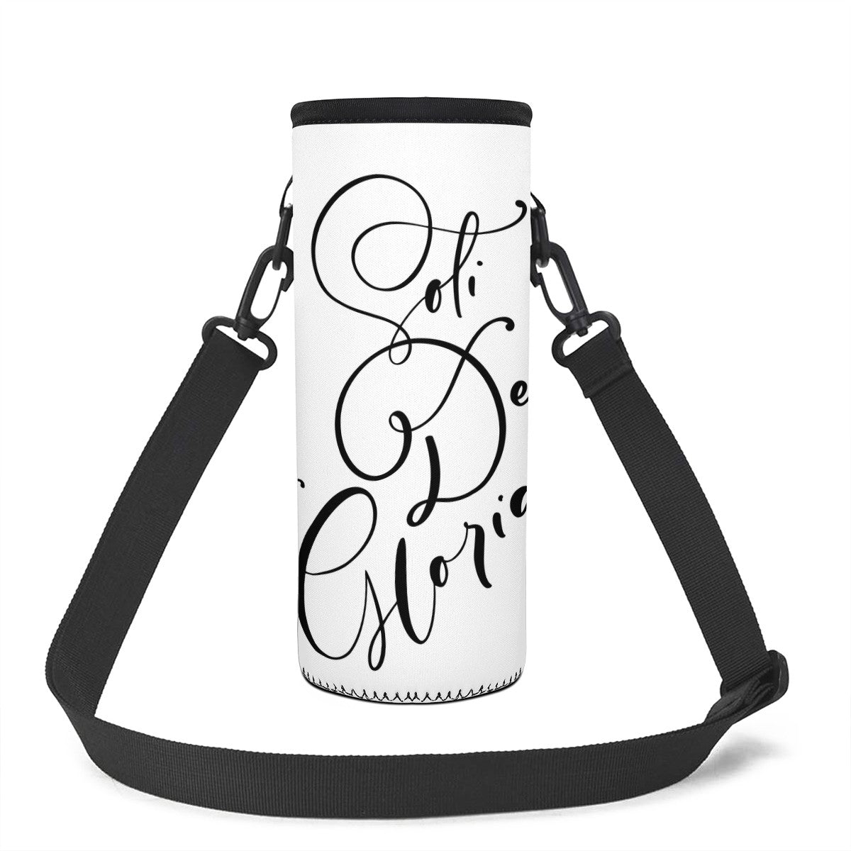 soli Deo gloria Large Water Bottle Carrier Bag