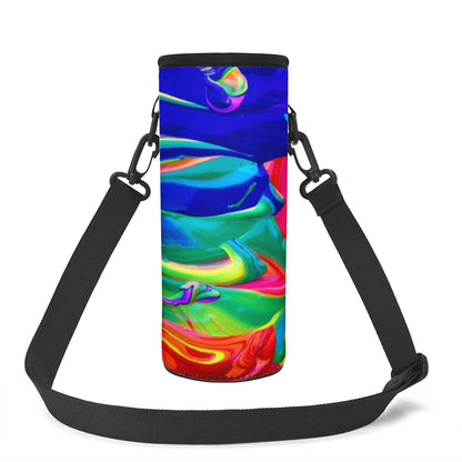 Rainbow Confusion Large Water Bottle Carrier Bag