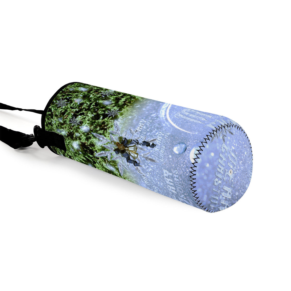 Merry Christmas Large Water Bottle Carrier Bag