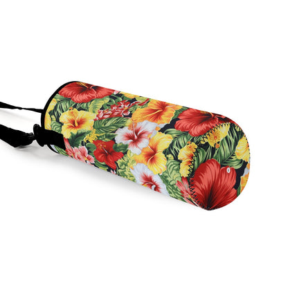 Hibiscus Large Water Bottle Carrier Bag