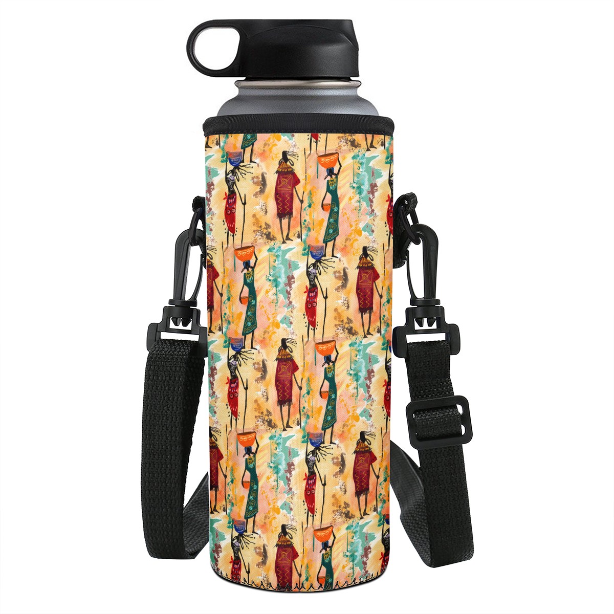 Tribal pattern Large Water Bottle Carrier Bag