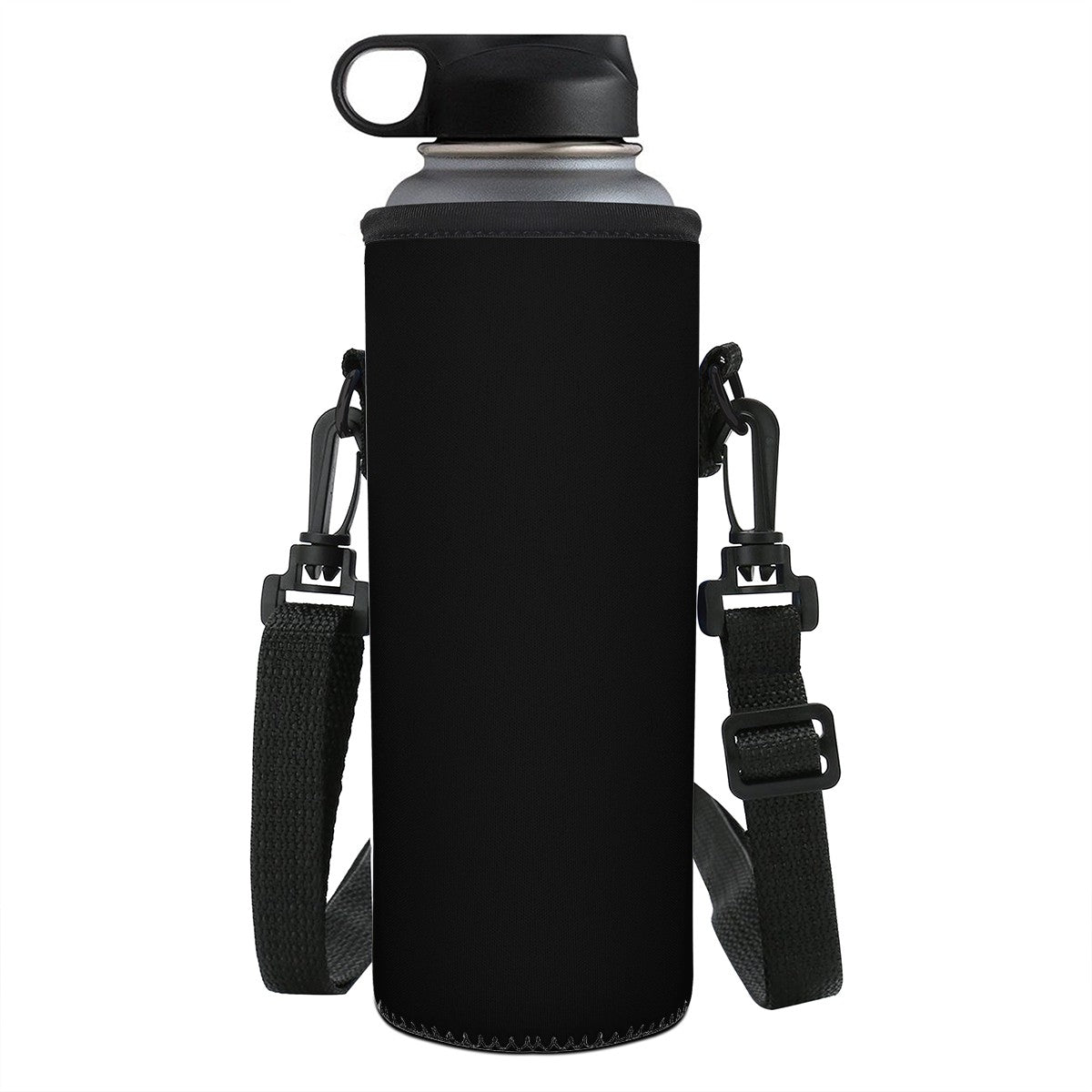 Black Large Water Bottle Carrier Bag