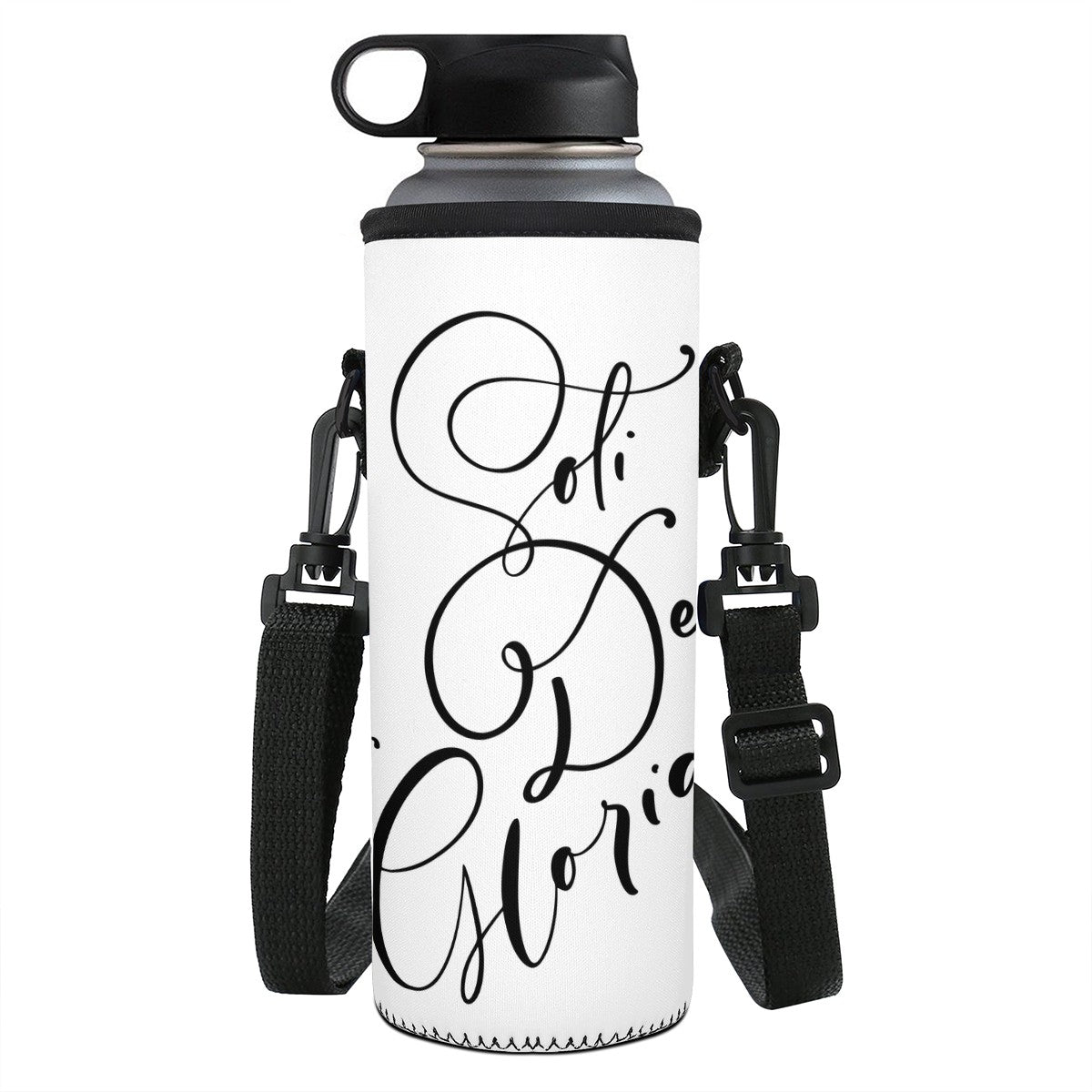 soli Deo gloria Large Water Bottle Carrier Bag