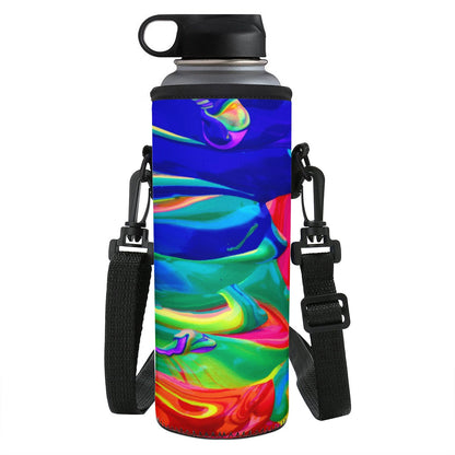 Rainbow Confusion Large Water Bottle Carrier Bag