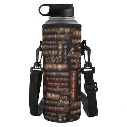 The Librarian Large Water Bottle Carrier Bag