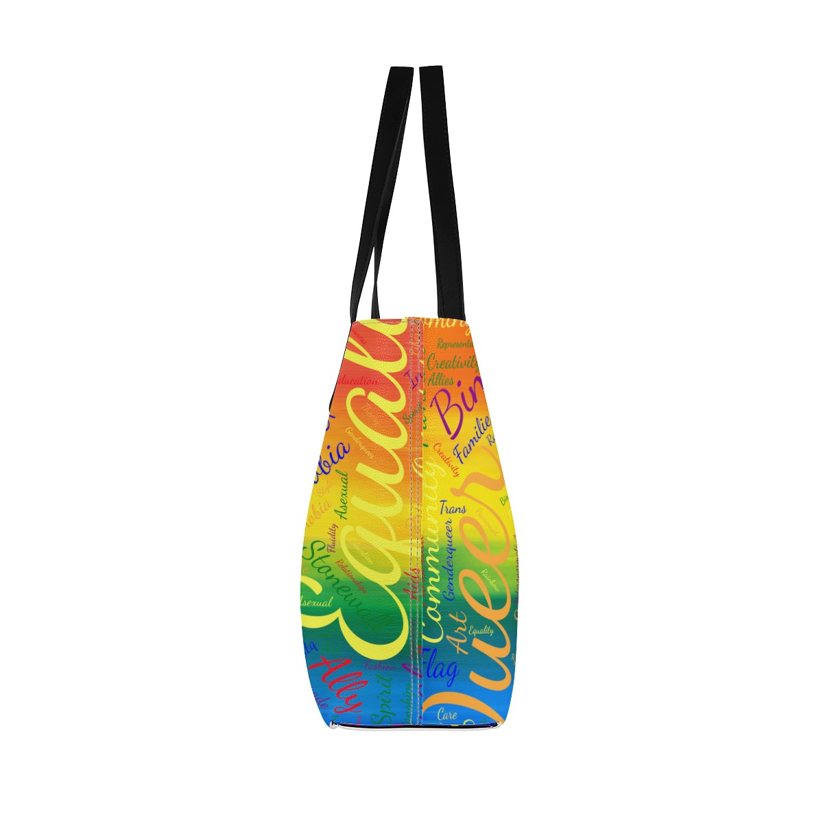 LGBTQ Word Cloud Shopping Tote Bag