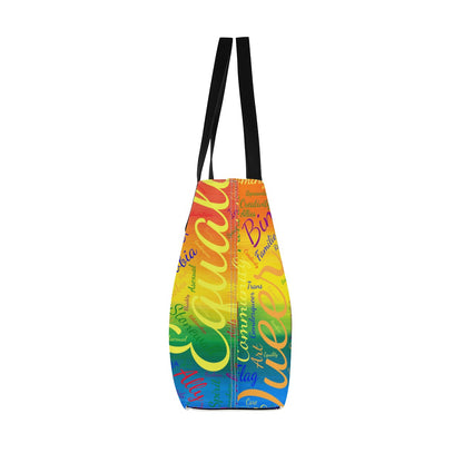 LGBTQ Word Cloud Shopping Tote Bag