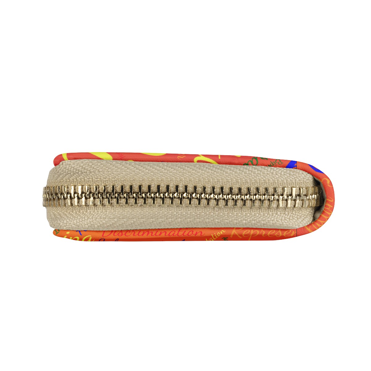 LGBTQ Word Cloud Zipper Card Holder