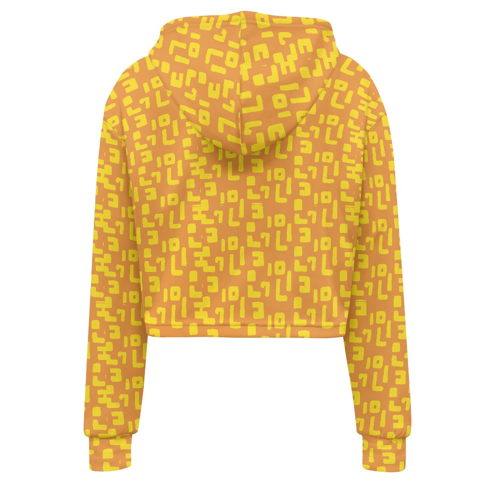 Women's midriff-baring sweatshirt - Mudcloth