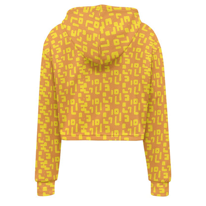 Women's midriff-baring sweatshirt - Mudcloth