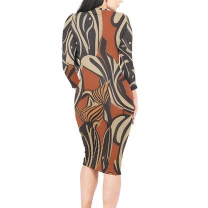 Long-sleeved dress