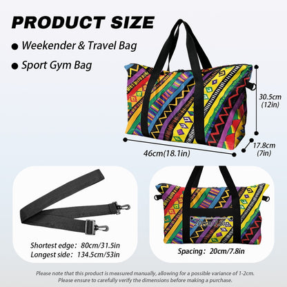 Navajo Rainbow pattern Lightweight luggage