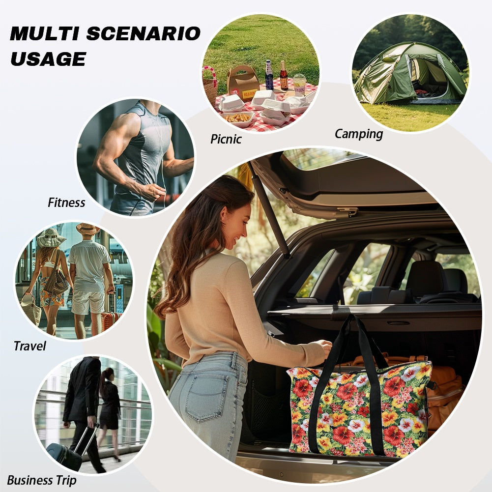 Floral Lightweight luggage