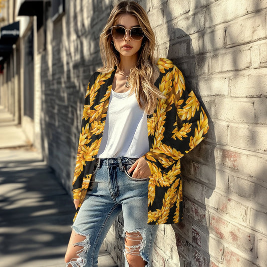 Long-sleeved cardigan jacket