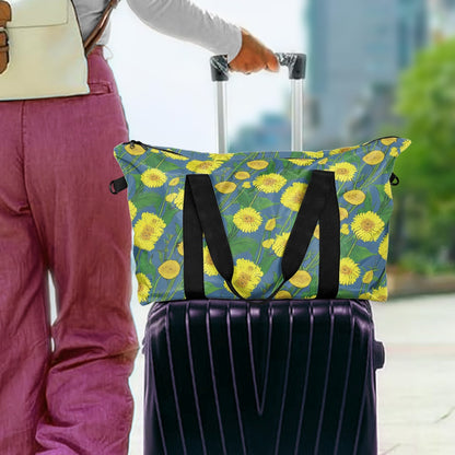 Sunflower on Green Lightweight luggage