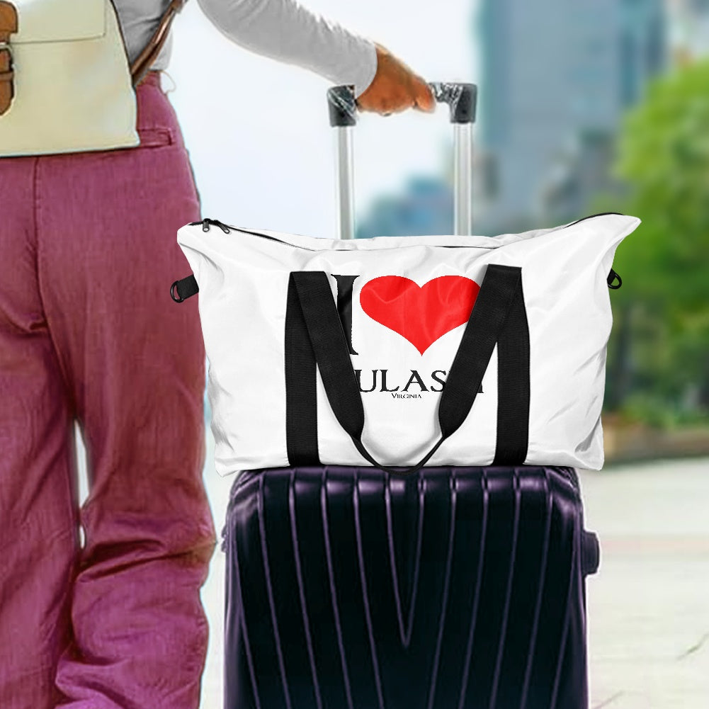 I Heart Pulaski White Lightweight luggage
