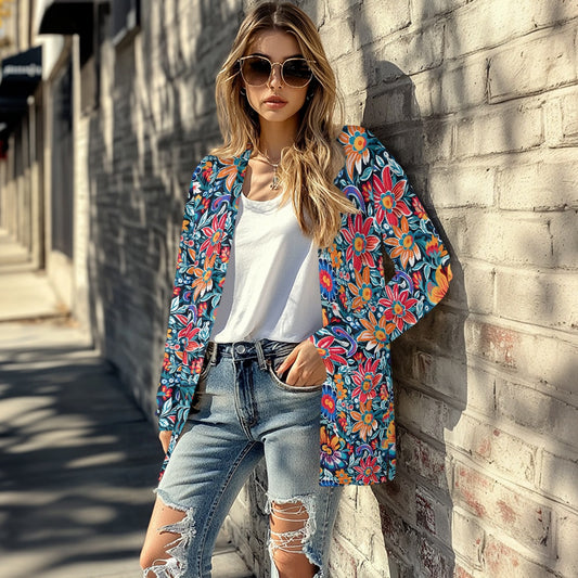 Long-sleeved cardigan jacket