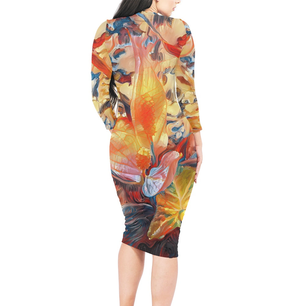 Long-sleeved dress
