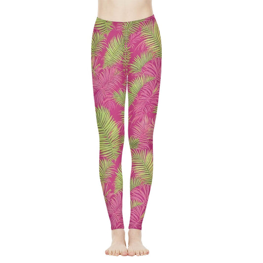 Long yoga pants white