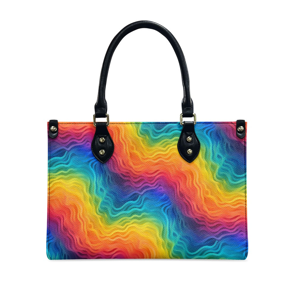 Women's PU leather twill handbag