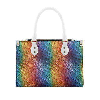 Ostrich Rainbow Pride Women's PU leather twill handbag