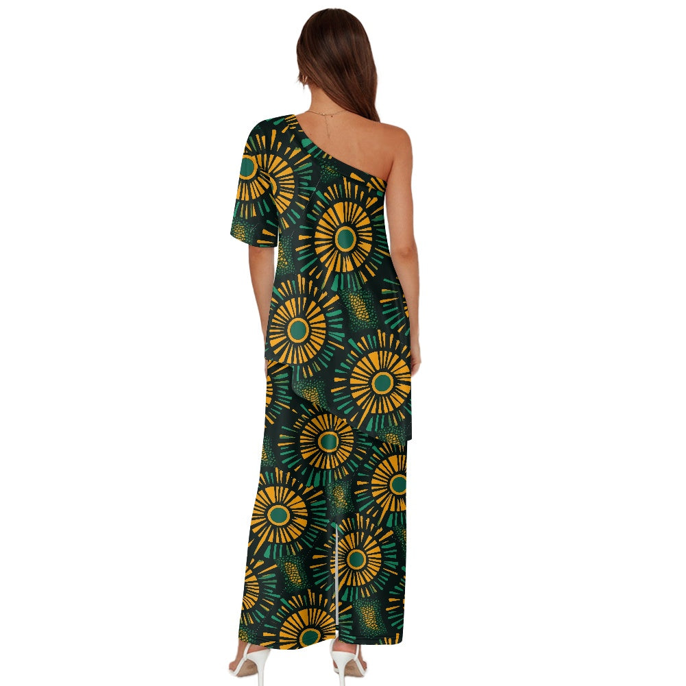 Elegant Off-Shoulder Two-Piece Dress for Women