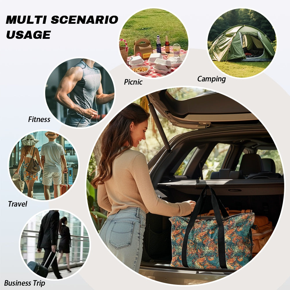 Chinese Dragon and Phoenix Lightweight luggage