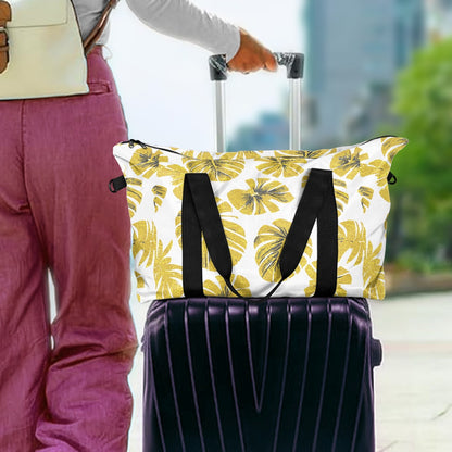 Yellow Monstera Lightweight luggage