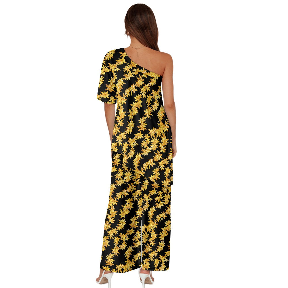 Elegant Off-Shoulder Two-Piece Dress for Women