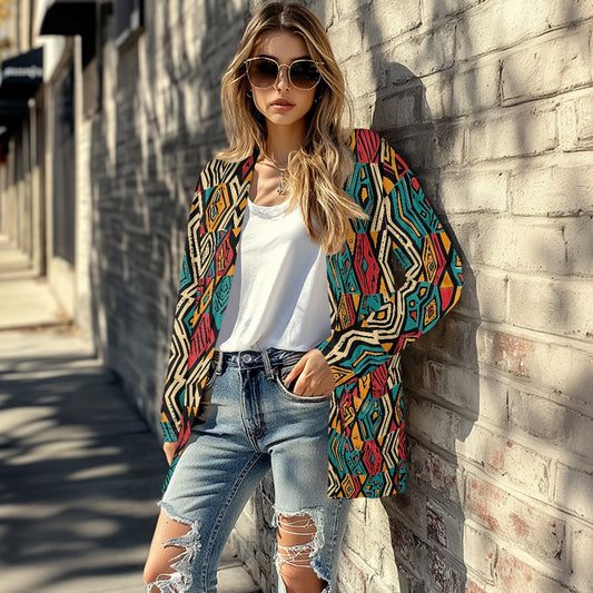 Long-sleeved cardigan jacket