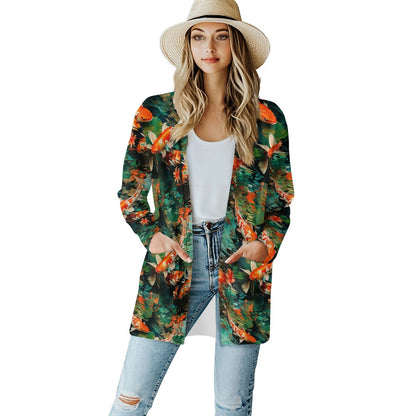 Long-sleeved cardigan jacket