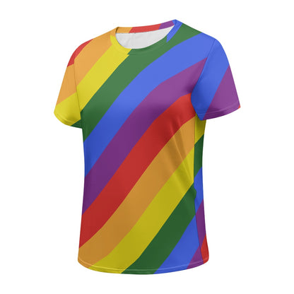 Unleash Your Inner Glamor with Luxtrini's Rainbow Pride T-Shirt