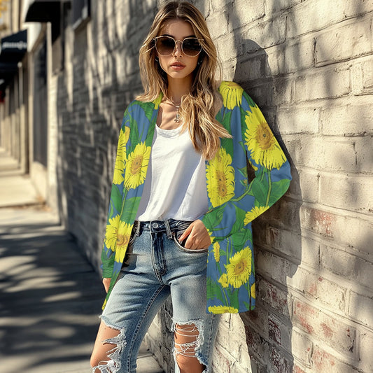 Long-sleeved cardigan jacket