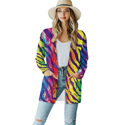 Long-sleeved cardigan jacket